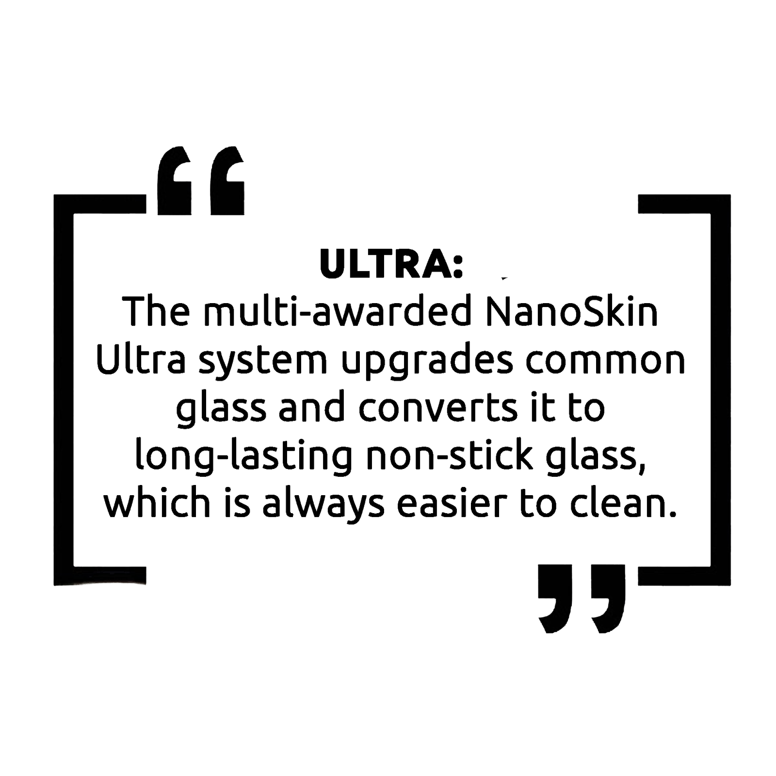 NanoSkin [ULTRA] for glass surfaces